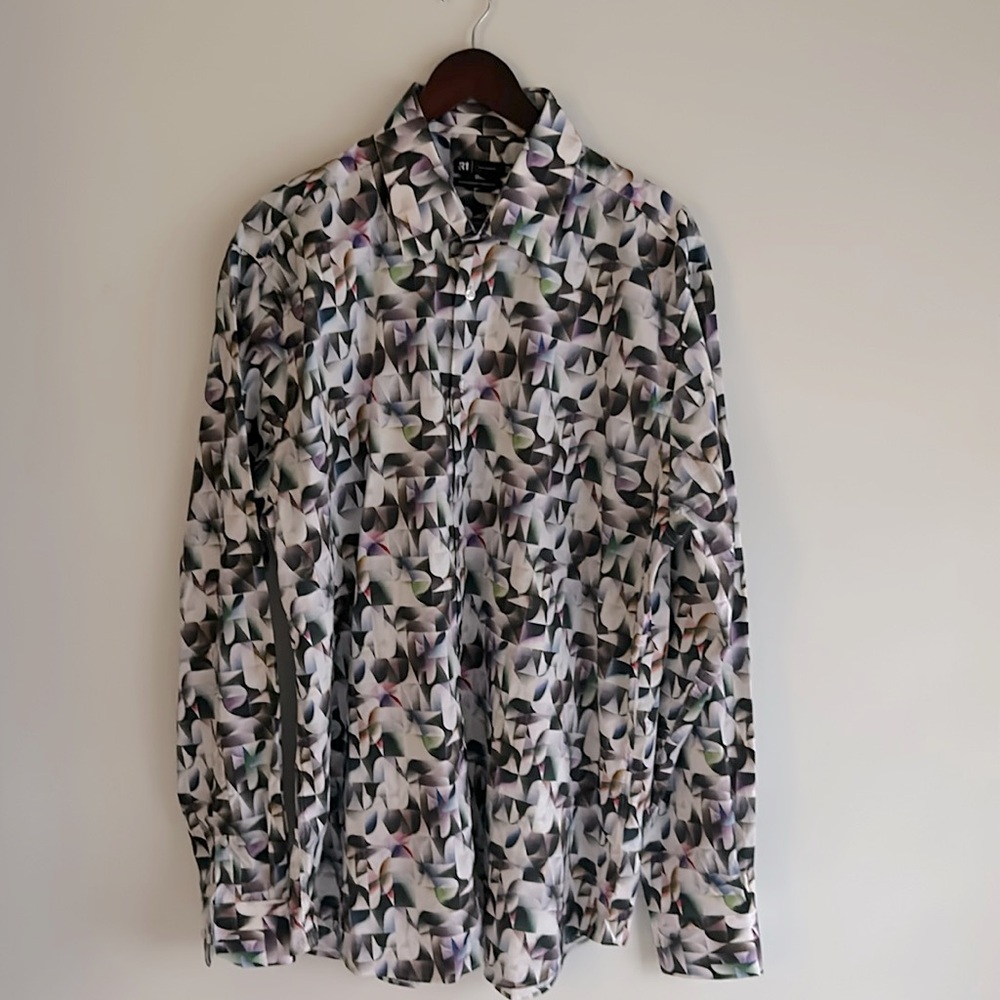 Simons Abstract Multicolor Modern Shirt